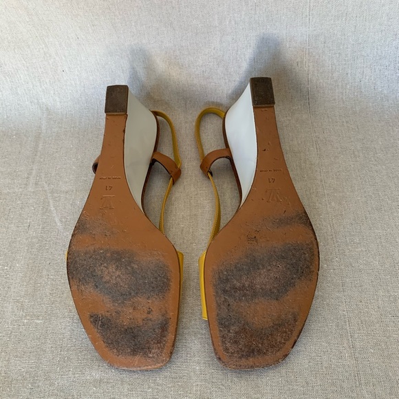 Louis Vuitton Patent Leather Wedge Sandal sz 41 10. Ready for Spring/Summer! - Picture 3 of 6
